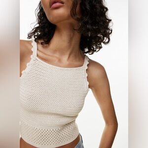 Aritzia Wilfred Sunset Crocheted Tank